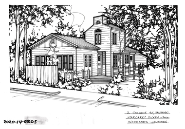 Drawing - Property Illustration, 2 College Street, Hawthorn