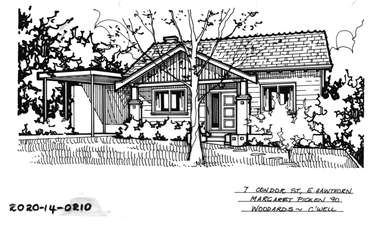 Drawing - Property Illustration, 7 Condor Street, Hawthorn East