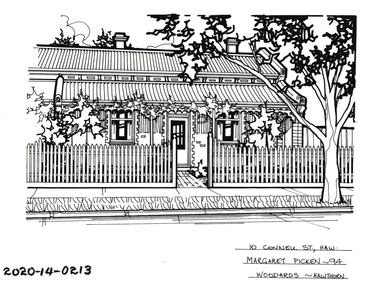 Drawing - Property Illustration, 10 Connell Street, Hawthorn