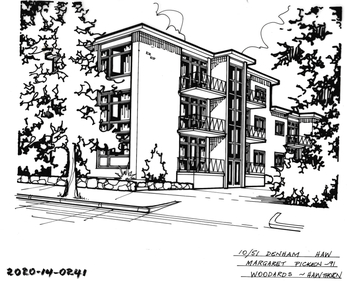 Drawing - Property Illustration, 10/ 51 Denham Street, Hawthorn