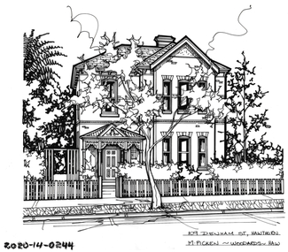 Drawing - Property Illustration, 109 Denham Street, Hawthorn