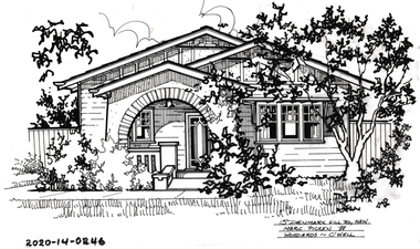 Drawing - Property Illustration, 15 Denmark Hill Road, Hawthorn