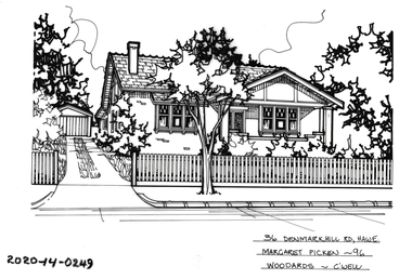 Drawing - Property Illustration, 36 Denmark Hill Road, Hawthorn