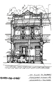 Drawing - Property Illustration, 100 Elgin Street, Hawthorn