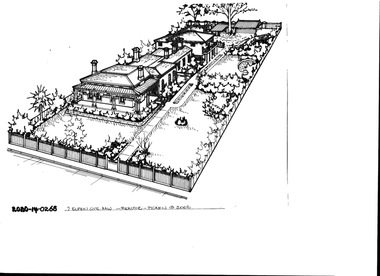 Drawing - Property Illustration, 7 Elphin Grove, Hawthorn
