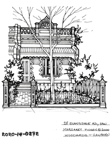 Drawing - Property Illustration, 28 Evansdale Road, Hawthorn