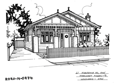 Drawing - Property Illustration, 61 Evansdale Road, Hawthorn