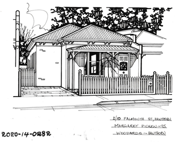 Drawing - Property Illustration, 2/ 10 Falmouth Street, Hawthorn