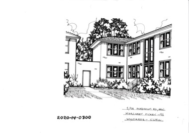 Drawing - Property Illustration, 5/ 9A Fordholm Road, Hawthorn, 1995
