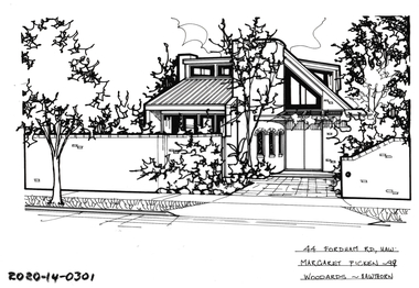 Drawing - Property Illustration, 44 Fordholm Road, Hawthorn