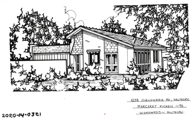 Drawing - Property Illustration, 525A Glenferrie Road, Hawthorn