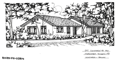 Drawing - Property Illustration, 847 Glenferrie Road, Hawthorn