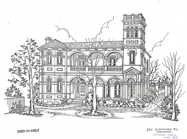 Drawing - Property Illustration, 894 Glenferrie Road, Hawthorn
