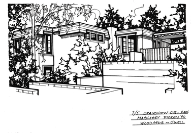 Drawing - Property Illustration, 7/ 5 Grandview Grove, Hawthorn East