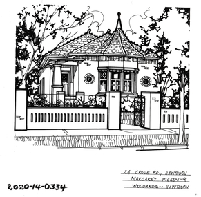 Drawing - Property Illustration, 2A Grove Road, Hawthorn, 1991