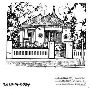 Drawing - Property Illustration, 2A Grove Road, Hawthorn