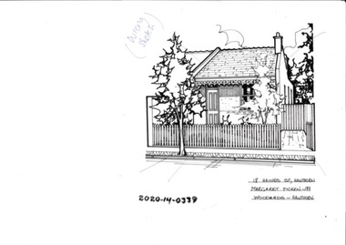 Drawing - Property Illustration, 16A Haines Street, Hawthorn, 1993