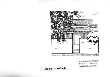 Drawing - Property Illustration, 43 Haines Street, Hawthorn