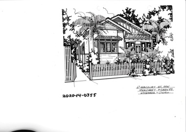 Drawing - Property Illustration, 67 Harcourt Street, Hawthorn East