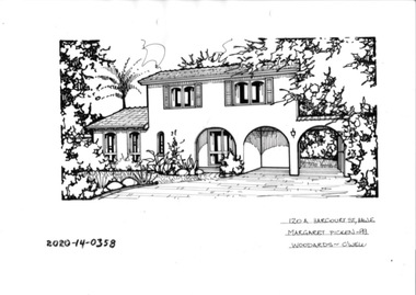 Drawing - Property Illustration, 120A Harcourt Street Hawthorn East, 1993