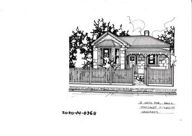 Drawing - Property Illustration, 18 Harts Parade, Hawthorn East