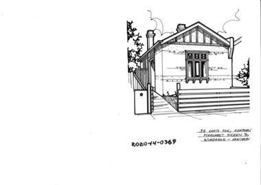 Drawing - Property Illustration, 34 Harts Parade, Hawthorn East