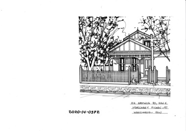 Drawing - Property Illustration, 10A Hastings Road, Hawthorn East, 1993