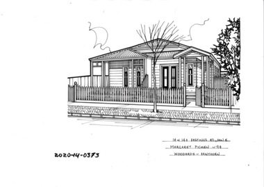 Drawing - Property Illustration, 14 & 14A Hastings Road, Hawthorn East