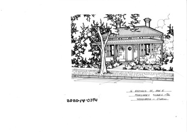 Drawing - Property Illustration, 16 Hastings Road, Hawthorn East, 1993