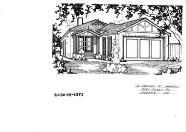 Drawing - Property Illustration, 21 Hastings Road, Hawthorn East