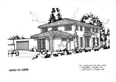 Drawing - Property Illustration, 26 Havelock Road, Hawthorn East