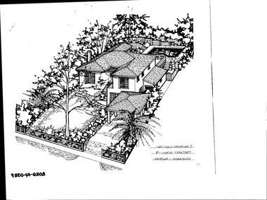 Drawing - Property Illustration, 7 Hawthorn Glen, Hawthorn, 1993