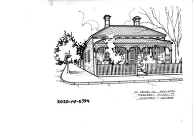Drawing - Property Illustration, 13 Henry Street, Hawthorn