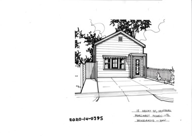 Drawing - Property Illustration, 18 Henry Street, Hawthorn