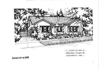 Drawing - Property Illustration, 11 Higham Road, Hawthorn East
