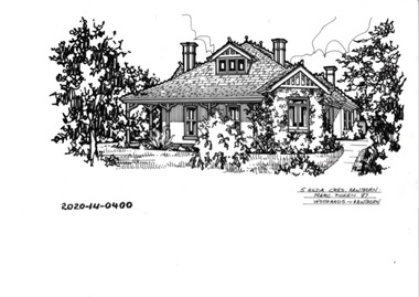 Drawing - Property Illustration, 5 Hilda Crescent, Hawthorn