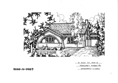 Drawing - Property Illustration, 4 Hugh Street, Hawthorn East