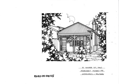 Drawing - Property Illustration, 10 Hunter Street, Hawthorn