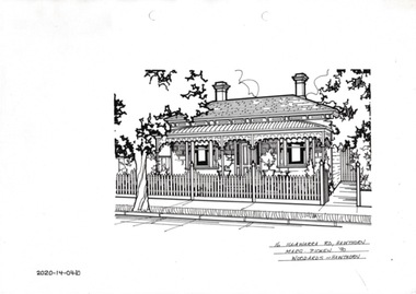 Drawing - Property Illustration, 16 Illawarra Road, Hawthorn
