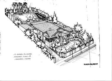 Drawing - Property Illustration, 19 Kinkora Road, Hawthorn
