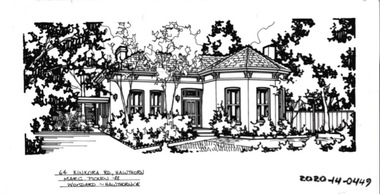 Drawing - Property Illustration, 64 Kinkora Road, Hawthorn
