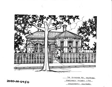 Drawing - Property Illustration, 74 Kinkora Road, Hawthorn