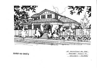 Drawing - Property Illustration, 44 Kooyongkoot Road, Hawthorn, 1993