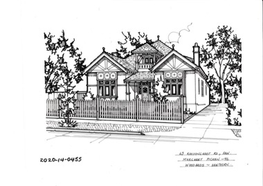 Drawing - Property Illustration, 63 Kooyongkoot Road, Hawthorn