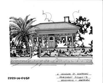 Drawing - Property Illustration, 6 Launder Street, Hawthorn