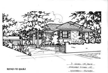 Drawing - Property Illustration, 3 Laurel Court, Hawthorn East
