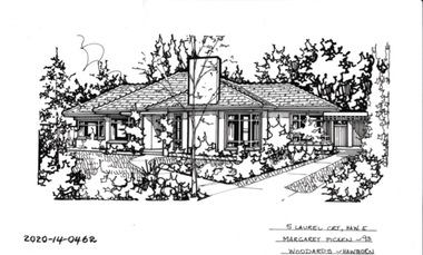 Drawing - Property Illustration, 5 Laurel Court, Hawthorn East