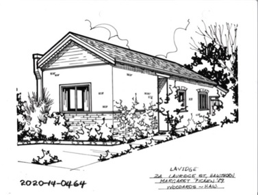 Drawing - Property Illustration, 2A Lavidge Street, Hawthorn