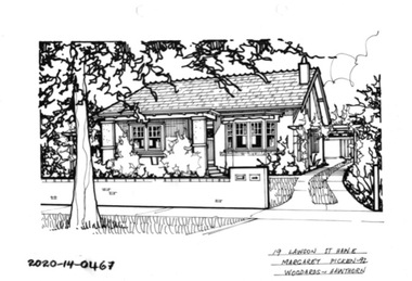 Drawing - Property Illustration, 19 Lawson Street, Hawthorn East