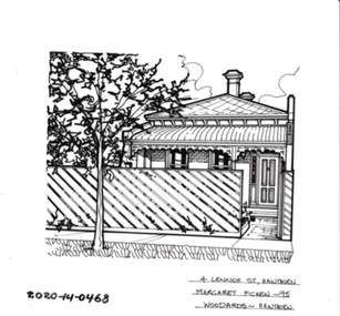 Drawing - Property Illustration, 4 Lennox Street, Hawthorn, 1993